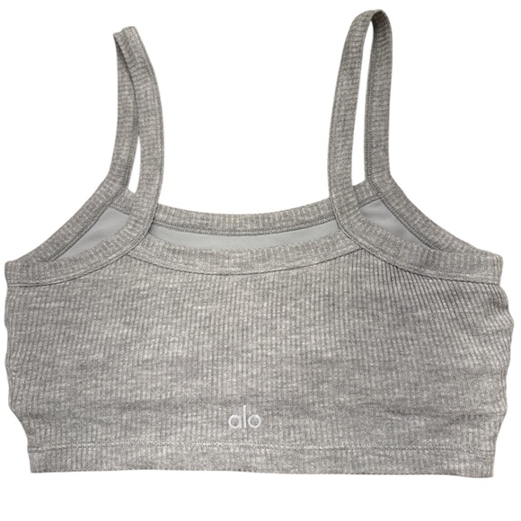 NWOT ALO Yoga Ribbed & Cropped Whisper Tank- Size Small - Picture 6 of 8
